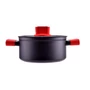 Kép 6/9 - Perfect Home Straight Line tapadásmentes alumínium lábas üvegfedővel 20cm, 3L, indukciós 10406