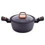 Kép 2/15 - Perfect Home Golden Line tapadásmentes alumínium lábas üvegfedővel 20cm, 3,2L, indukciós 10430