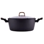 Kép 2/9 - Perfect Home Golden Line tapadásmentes alumínium lábas üvegfedővel 28cm, 6,1L, indukciós 10439