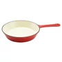 Kép 2/6 - Perfect Home Zománcozott Öntöttvas serpenyő 24 cm piros 12512