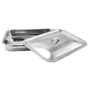 Kép 4/5 - Perfect Home Rozsdamentes tepsi + grillrács +fedő 37*28cm  12702
