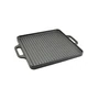 Kép 3/5 - Perfect Home Öntöttvas Grill lap 2 oldalas 32*32 cm 12970