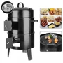 Kép 2/6 - Grillező - füstölő smoker 3 rácsos 13966