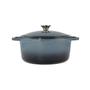 Kép 1/2 - Perfect Home Zománcozott öntöttvas lábas 26 cm, 5,2 literes Acélkék 14611