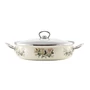 Kép 1/5 - Perfect Home Oliva Zománcozott szeletsütő lábas 28 cm+üvegfedő 14836