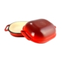 Kép 2/6 - Perfect Home Zománcozott öntöttvas kacsasütő kúpos piros 15025