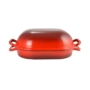 Kép 3/6 - Perfect Home Zománcozott öntöttvas kacsasütő kúpos piros 15025