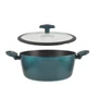 Kép 3/6 - Perfect Home Sea Line tapadásmentes alumínium lábas üvegfedővel 28cm, 6,1L, indukciós 15352