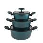Kép 6/6 - Perfect Home Sea Line tapadásmentes alumínium lábas üvegfedővel 28cm, 6,1L, indukciós 15352