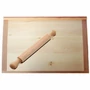 Kép 1/3 - Nyújtódeszka (gyúrótábla) 60*40 cm bükkfa 15359