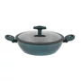 Kép 1/3 - Perfect Home Sea Line tapadásmentes alumínium szeletsütő üvegfedővel 28cm indukciós 15555