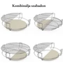 Kép 5/9 - Perfect Home Kamado Nova/XL grillrács rendszer + deflektor / indirekt sütőkő 16666