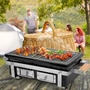 Kép 11/18 - Perfect Home Hibachi Grillező 39*22 cm szögletes fekete 16704 