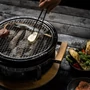 Kép 19/23 - Perfect Home Hibachi Grillező 15"/34 cm kerek fekete 16705