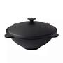 Kép 4/6 - Perfect Home Öntöttvas Lábas + fedő 4 füllel 51 cm (Kazan, Üzbég kemence) 28341