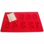 Kép 1/3 - Perfect Home Szilikon csoki nyalóka forma szám 3D 28373