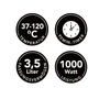 Kép 6/17 - MAXXMEE Konyhai Multifőző 20 in 1 1000W DS09946-L