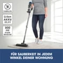 Kép 2/7 - CLEANMAXX Zyklon Akkus kézi, -és padlóporszívó vezeték nélküli antracit / kék 22,2V csomagolás sérült CS-DS11052