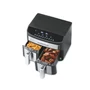 Kép 7/12 - GOURMETMAXX Forrólevegős fritőz/ Airfryer KÉTKAMRÁS 7L 2400W DS11339-L