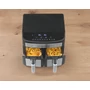 Kép 8/12 - GOURMETMAXX Forrólevegős fritőz/ Airfryer KÉTKAMRÁS 7L 2400W DS11339-L