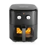 Kép 1/3 - Forrólevegős Fritőz / Airfryer nézőablakkal - kapacitás 6.2 l - fekete csomagolás sérült CS-DS12494-L