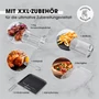 Kép 4/7 - GOURMETMAXX Forrólevegős fritőz/ Airfryer 12L 1700W fekete légkeveréses DS13606
