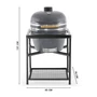 Kép 3/6 - Landmann Kamado Grillező Faszenes 26" / 66cm 00575SET-L