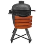 Kép 5/17 - Landmann Hybrid Kamado Kerámia Faszenes Grillező  / Gázgrill 22"/56 cm 00576-L