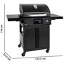 Kép 2/3 - Landmann Elektromos Grillkocsi / Grillező fekete 3200 Watt 01192-L