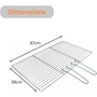 Kép 6/9 - Landmann Kültéri DIY Faszén Grillrács szett 67*39 cm 0528-L