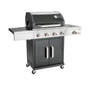 Kép 1/8 - Landmann Triton PTS 4.1 (fekete) Gázgrillkocsi / Grillező 12962-L