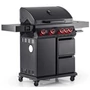 Kép 3/8 - Landmann Cool Black 4.1 Maxx  Gázgrill-kocsi / Grillező Fekete Öntöttvas (221611) 15273-L