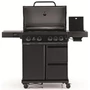 Kép 4/8 - Landmann Cool Black 4.1 Maxx  Gázgrill-kocsi / Grillező Fekete Öntöttvas (221611) 15273-L