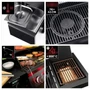 Kép 6/8 - Landmann Cool Black 4.1 Maxx  Gázgrill-kocsi / Grillező Fekete Öntöttvas (221611) 15273-L
