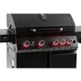 Kép 8/8 - Landmann Cool Black 4.1 Maxx  Gázgrill-kocsi / Grillező Fekete Öntöttvas (221611) 15273-L