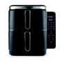Kép 1/2 - GOURMETMAXX Forrólevegős Fritőz / Airfryer Kétkamrás Függőleges 2x5L 2800W DS15305-L