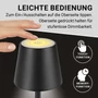 Kép 7/9 - N8Werk Ledes Asztali lámpa érintőgombos 3V Fekete DS00263-L