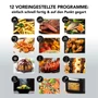 Kép 6/8 - MaxxMee Forrólevegős fritőz/ Airfryer 12L 1800W DS04703-L