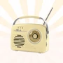 Kép 1/6 - EasyMaxx Retro Rádió 6V Vanília DS08374-L